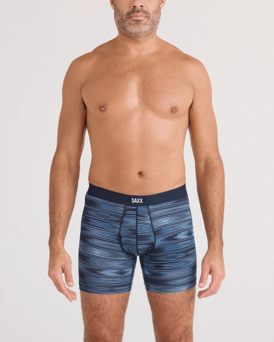 VIBE XTRA BOXER BRIEF FLY IKAT STRIPE-DARK DENIM SXVX24F-ISD