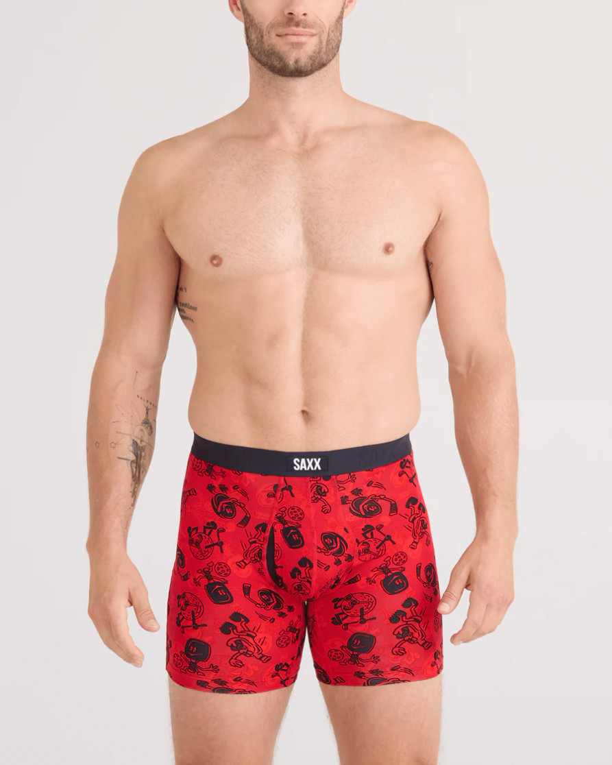 VIBE XTRA BOXER BRIEF FLY SLOSHED BALL-CHERRY SXVX24F-SLO