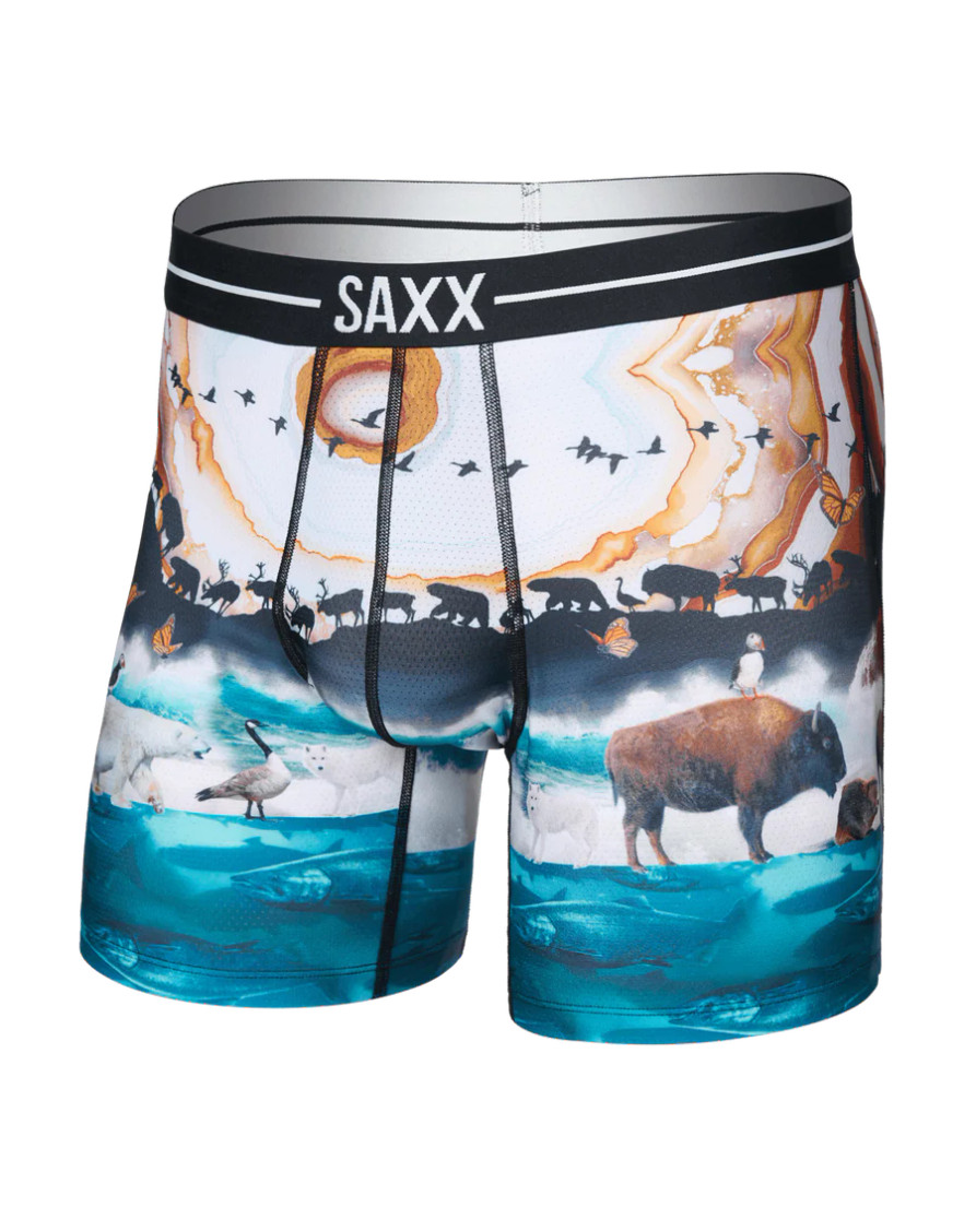 VOLT BREATHABLE MESH BOXER BRIEF GREAT MIGRATION-MULTI SXBB85-GMM