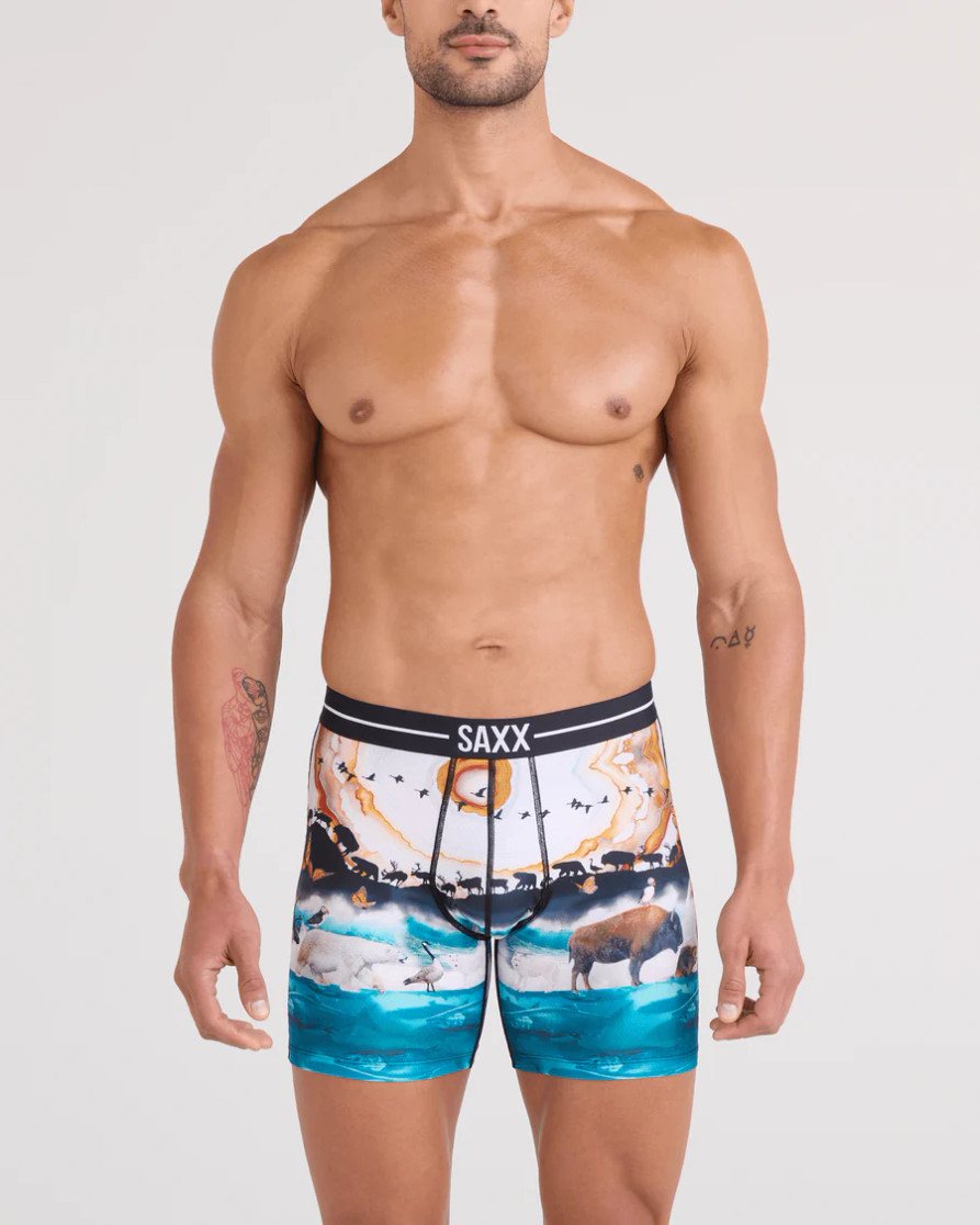 VOLT BREATHABLE MESH BOXER BRIEF GREAT MIGRATION-MULTI SXBB85-GMM
