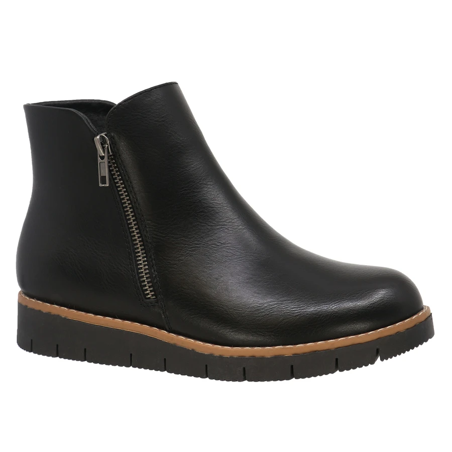 ANKLE BOOT SD ZIP WEDGE/OUTLINE