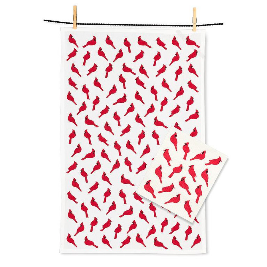 CARDINALS DISHCLOTH & TOWEL SET 03KOMBO08