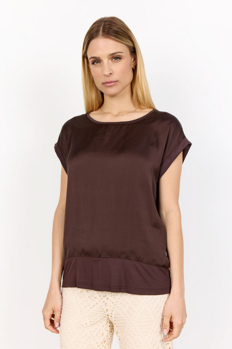 SS SATIN FRONT SOLID TOP 29026