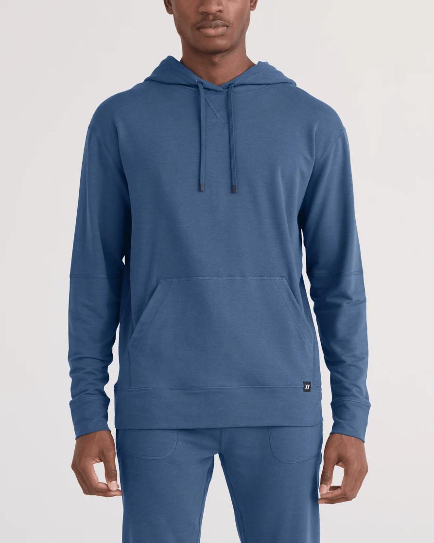 3SIX FIVE HOODIE - WASHED INDIGO SXLH37WID(SXLH37WID)