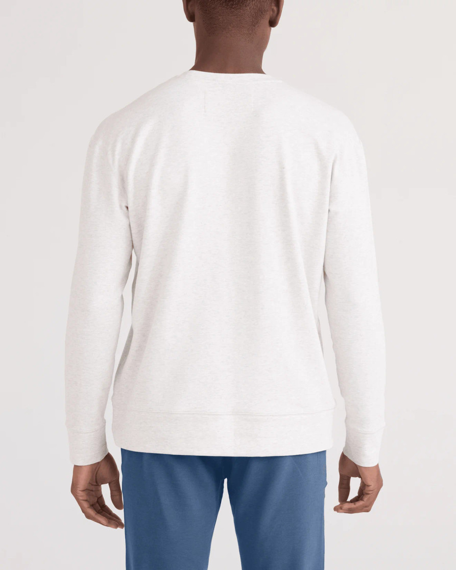 3SIX FIVE LONG SLEEVE CREW - STEEL HEATHER SXLT37STH(SXLT37STH)