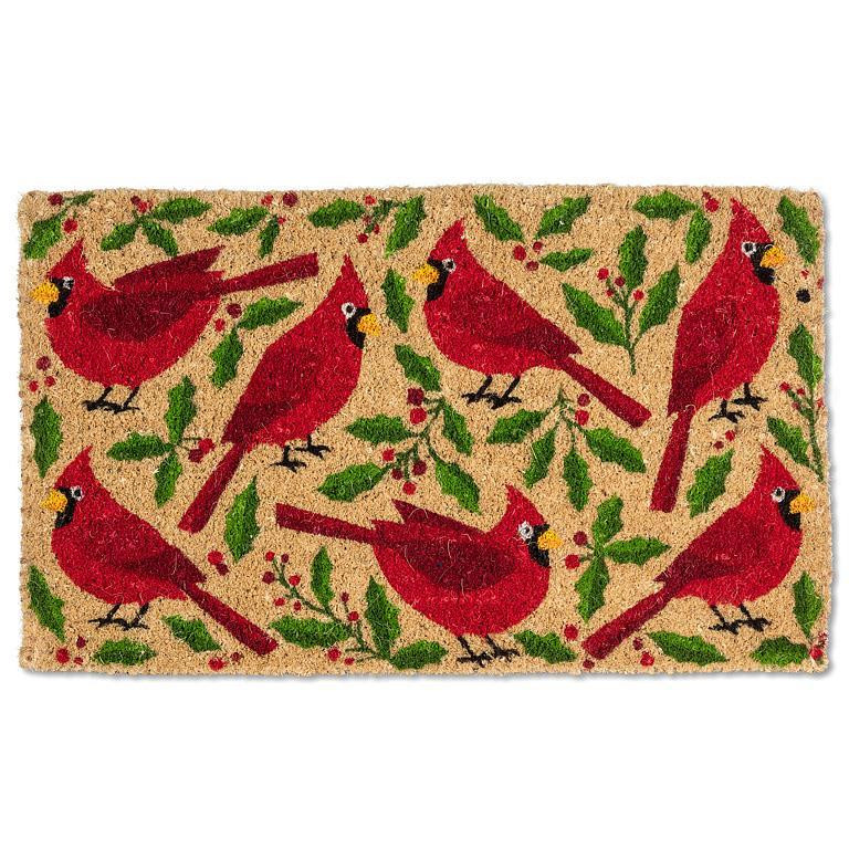 CARDINALS & HOLLY DOORMAT 35FWDCH3364(35FWDCH3364)