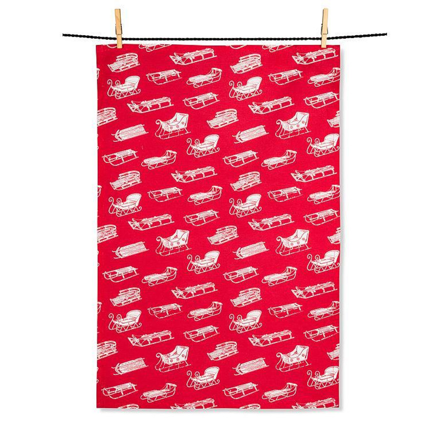 WINTER SLEDS KITCHEN TOWEL 56VTSLED