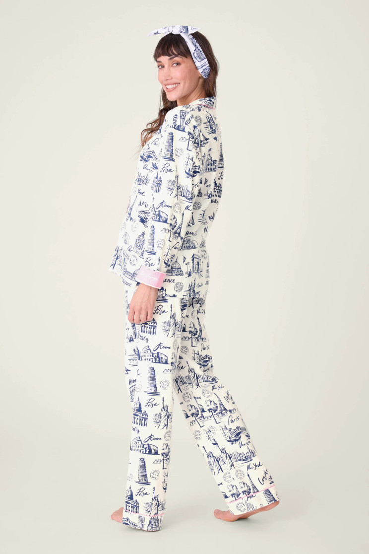 PJ SALVAGE FLANNEL BON VOYAGE RUFLPJWHCL