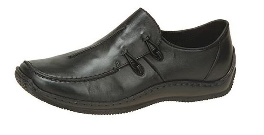 SLIP ON CASUAL BUNGEE SHOE BLACK L1751-00