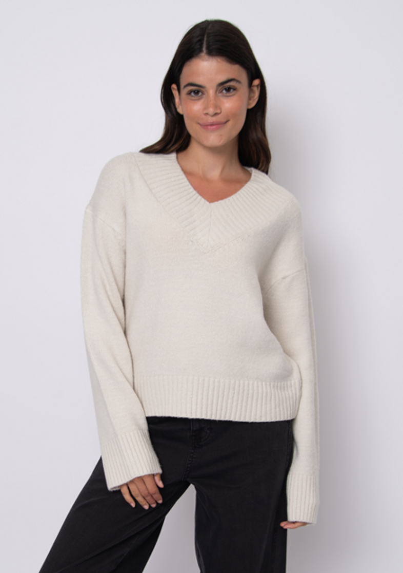 CHANDRA V NECK SWEATER 77S109S