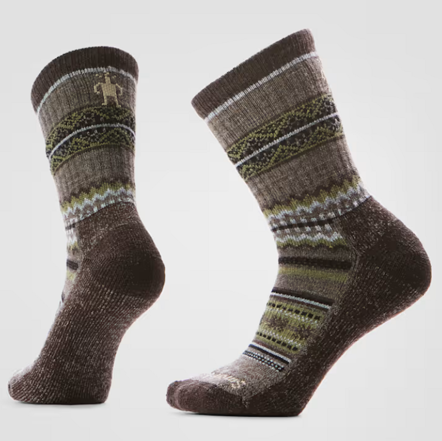 WOMEN'S EVERYDAY SNOWED IN SWEATER CREW SOCKS TAUPE SW002186236(SW002186236)