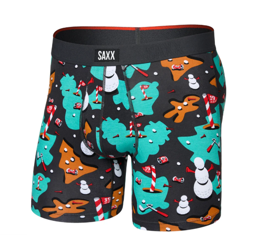 VIBE XTRA BOXER BRIEF FLY 19TH HOLE -IDAYS-FD BLACK SXVX24FNHF(SXVX24FNHF)