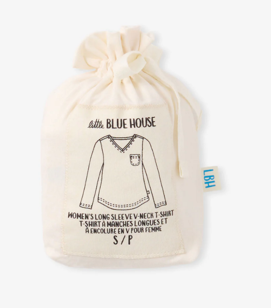 CREAM WOMEN'S LS TEE IN A BAG  LTSBRCM001