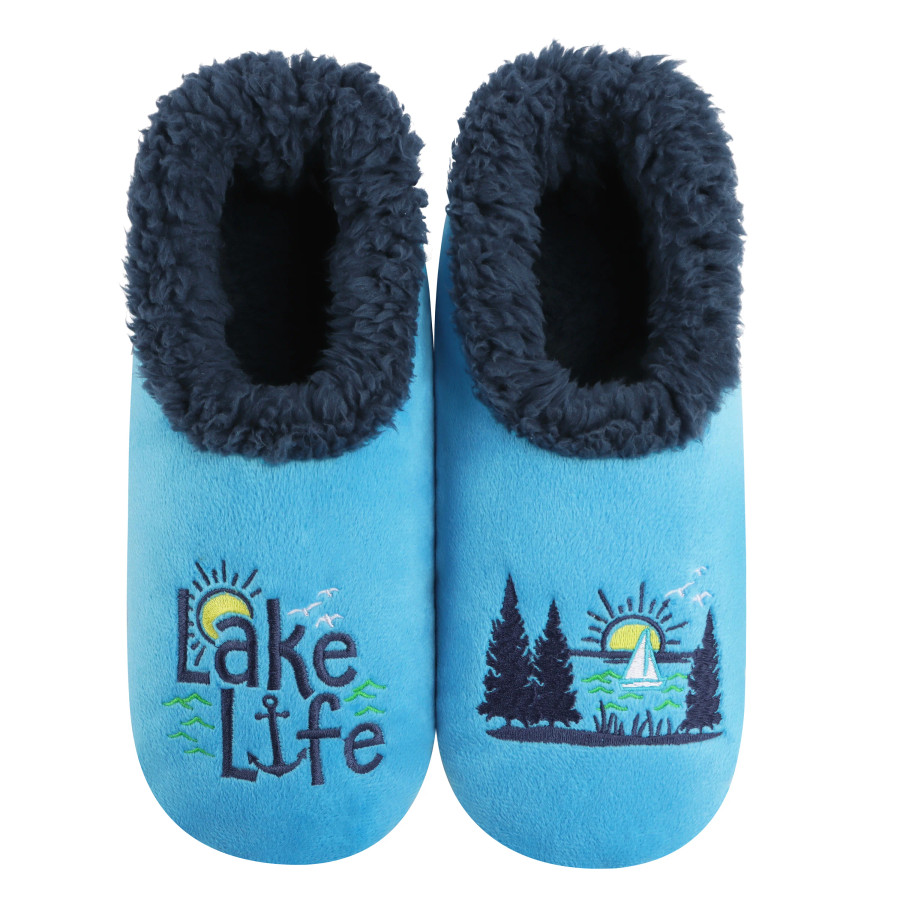 SNOOZIES SLIPPER WOMENS LAKE LIFE WPSPLKLIFE