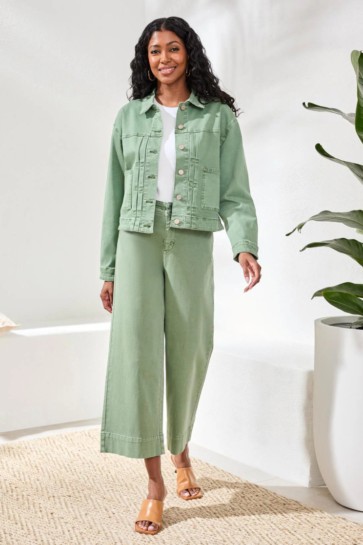 LS BTN FRONT JACKET/BACK PLEATS 3075O-2020W