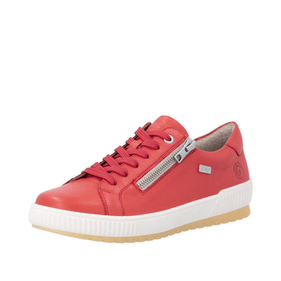 SNEAKER SDZIP WP WHITE SOLE SCARLET D0700-33