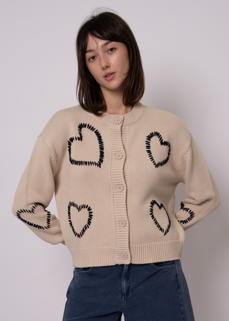 ASHA CARDIGAN HEARTS 57S022S
