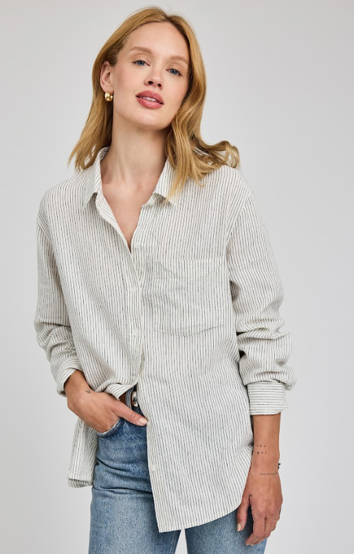 DOMINIQUE STRIPE BLOUSE GF26022858