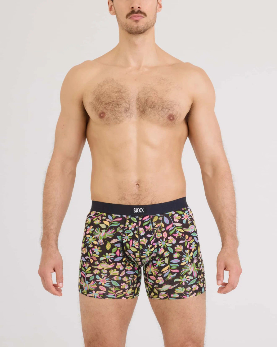 VIBE XTRA BOXER BRIEF FLY AMATE GARDEN-BLACK SXVX24FAGB