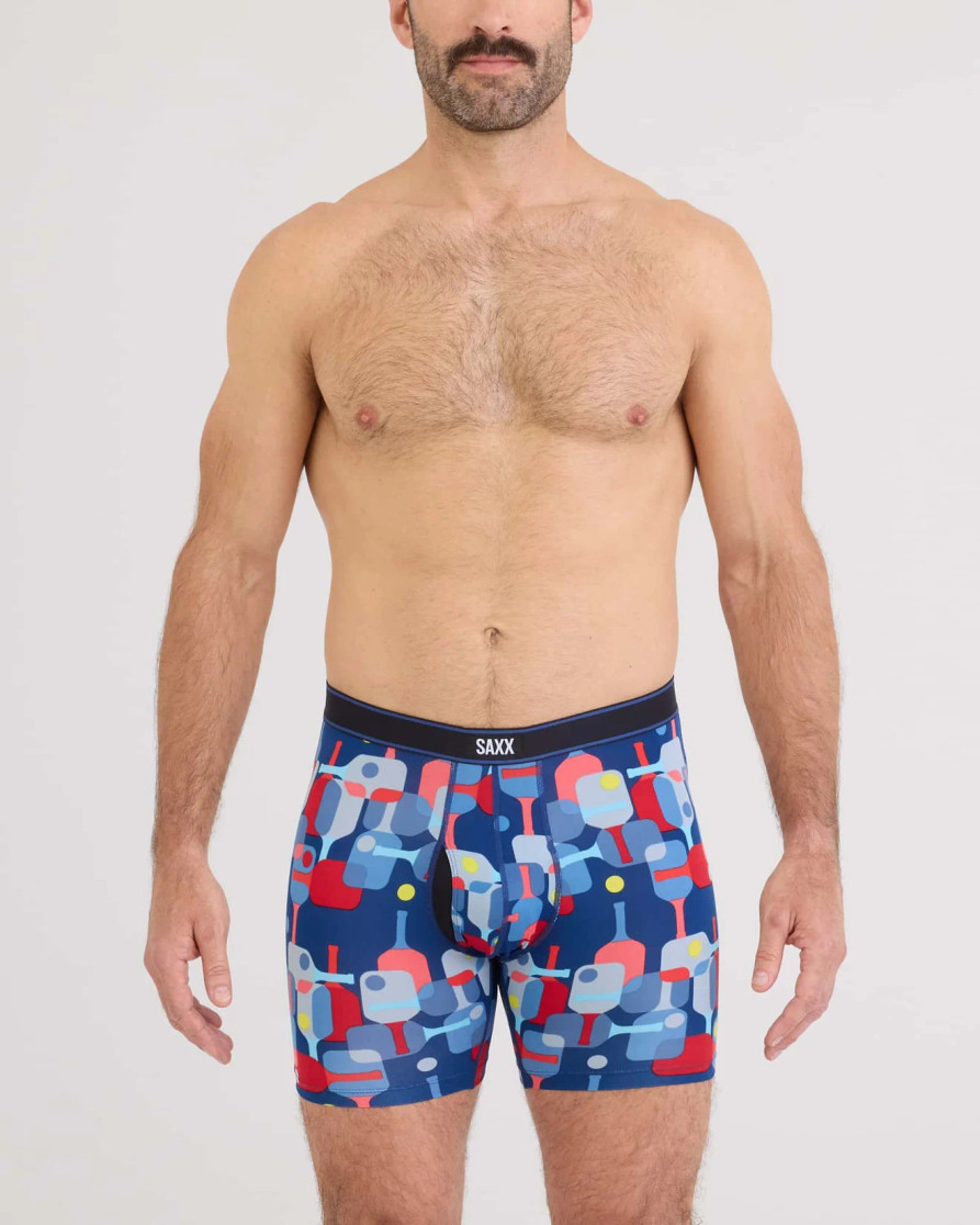 DAYTRIPPER COMFORT STR BOXER BRIEF FLY PICKLE PADDLE-NAVY SXBB11FPPN