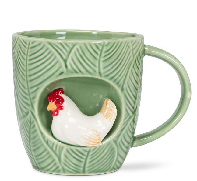 LEAFY MUG W/CHICKEN 27ALCOVE201
