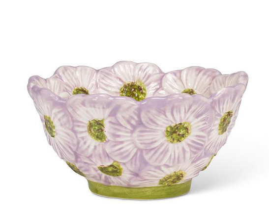 SM FLOWER BLOOM BOWL PURP 27-ASTER-023