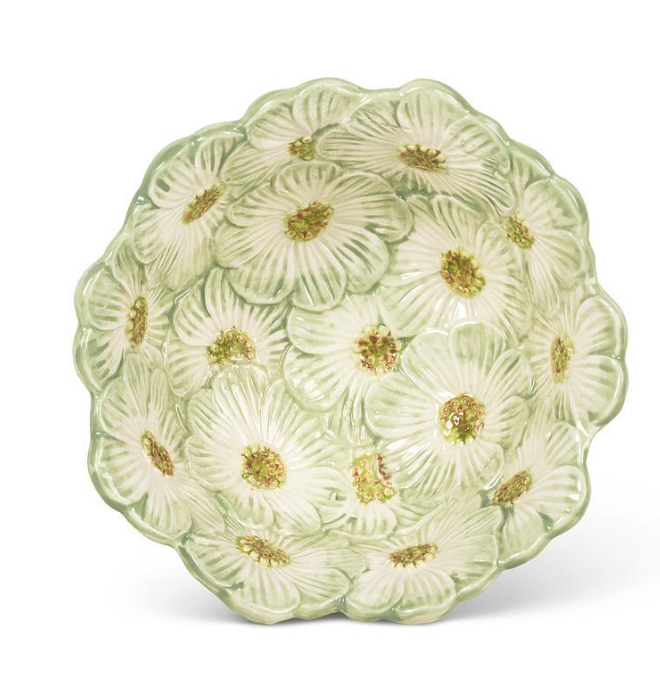 MD FLOWER BLOOM BOWL GREEN 27-ASTER-024