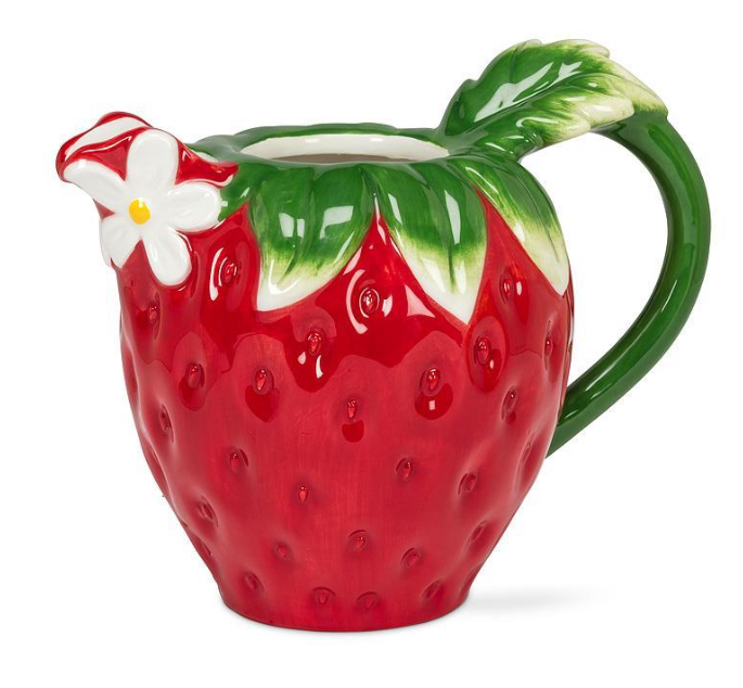 SM STRAWBERRY JUG-RED 27CAMPANIA097