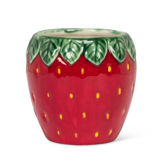 STRAWBERRY&LEAF SM PLANTER 27FRESHPICK509