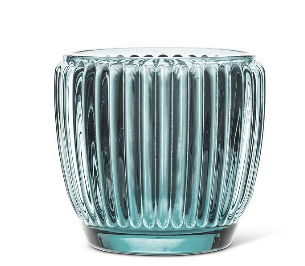 SM RIBBED VOTIVE NAVY 27-METRO-923-BLU