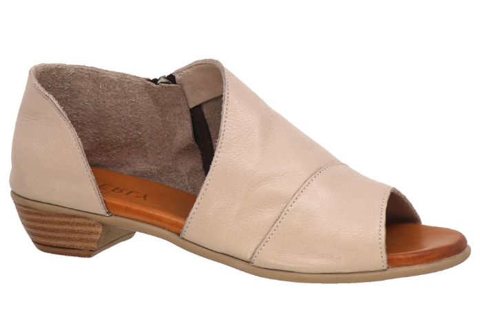 SERENA-01 LEATHER AYSM BAND HEELED SANDAL ZIP