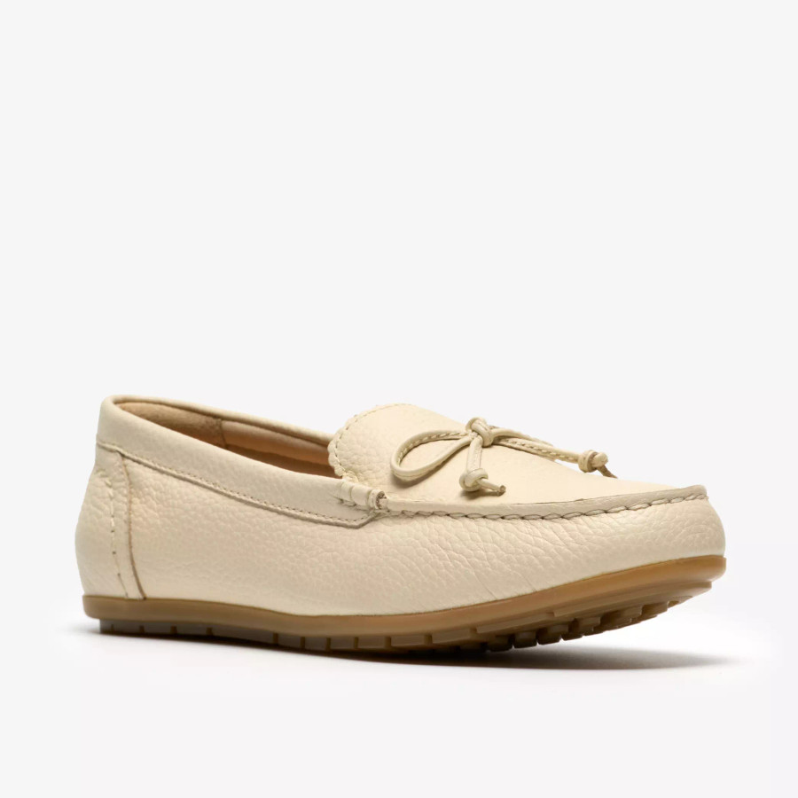 ELLIOTTE SAIL MOC LEATHER CREAM 26186932
