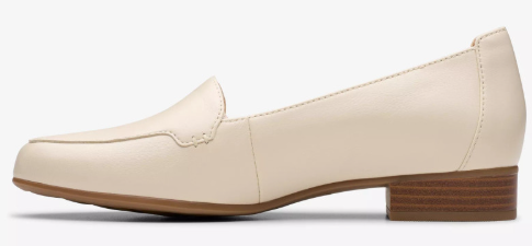 KRYSTINE LILY LOAFER CREAM LEATHER WIDE 26181959W