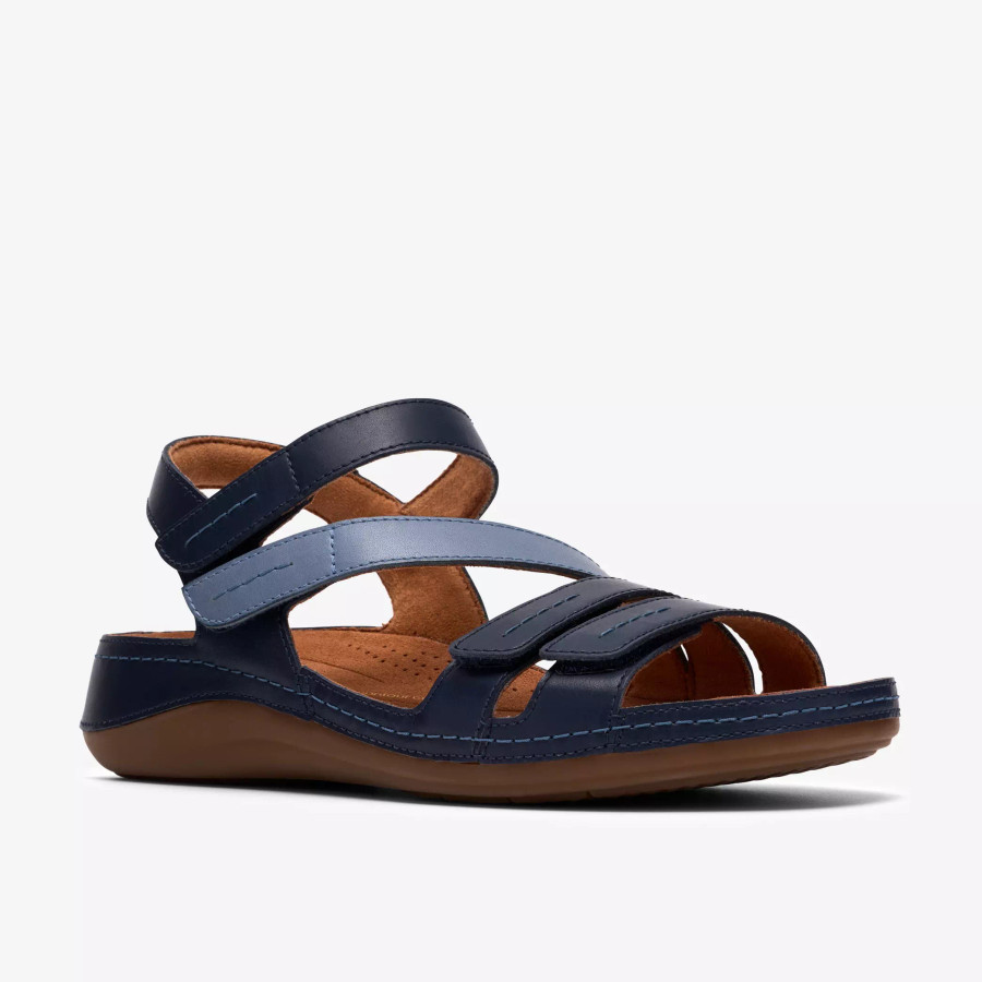 CECILY MIX STRAP SANDAL BLUE COMBI 26185831