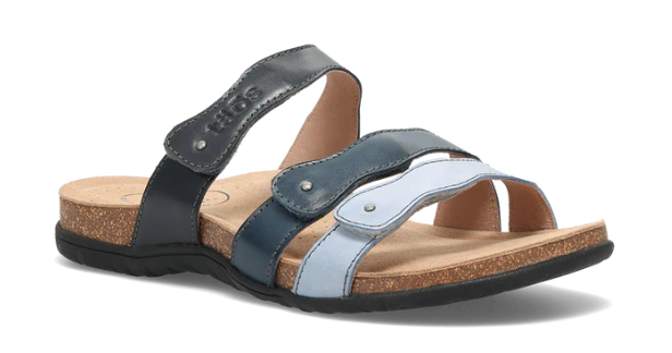 SLIDE MULTI STRAP SANDAL SCRIBBLE
