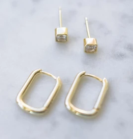 DUET SET SQUARE GOLD