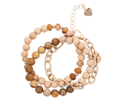 BRACELET MATTE GOLD 07424731