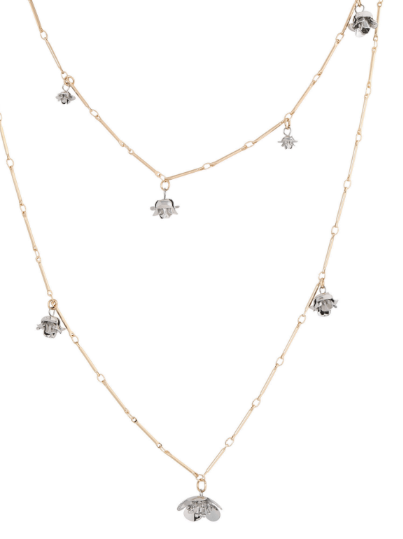 CHAIN NECK SHINE GOLD/RHODIUM 06144242