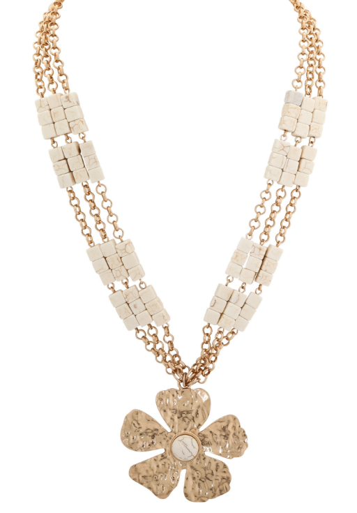 NECK MATTE GOLD WHITE 06424761