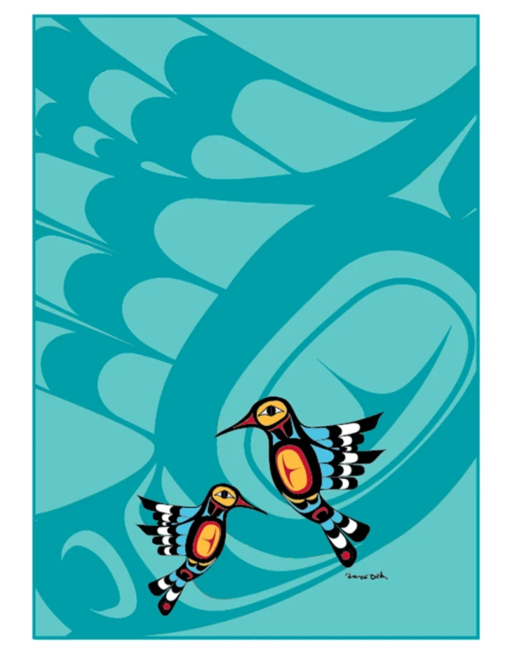 HUMMINGBIRD ECO TEA TOWEL 1295(1295O)