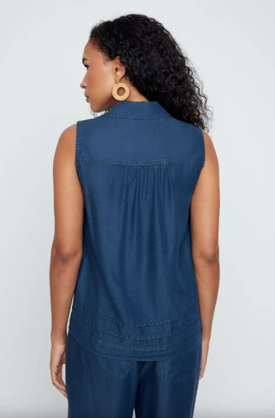 SLVLESS SHIRT TENCEL R5231