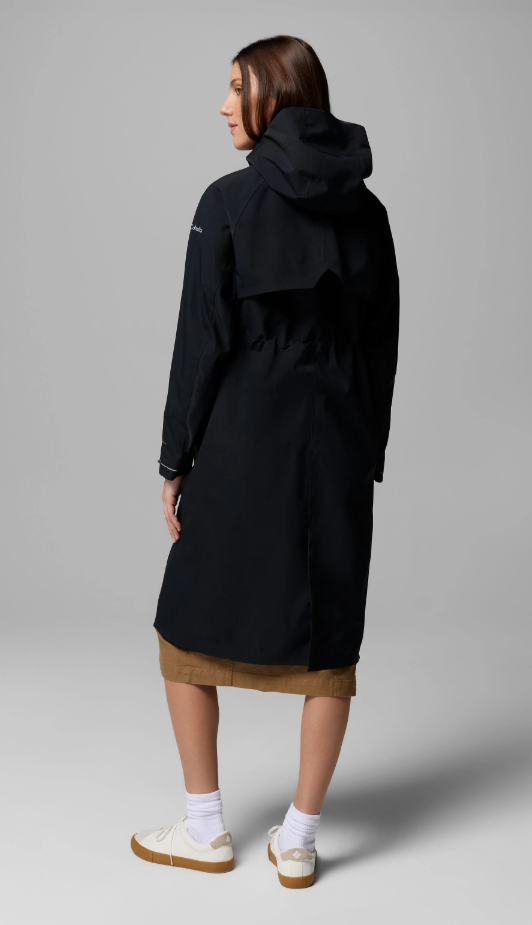 AMAZE TRENCH RAIN JACKET BLACK 2162251