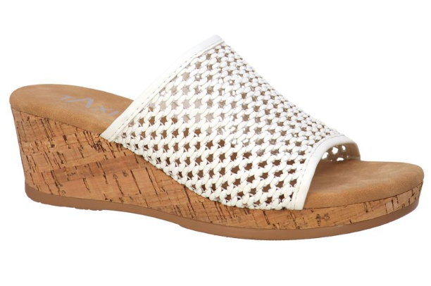 WIDE BAND WEDGE PERF SLIDE SANDY01