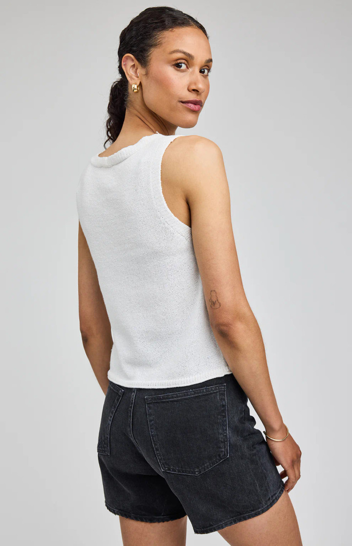REBEL TANK SWEATER KNIT W/TIE GF2605-3105