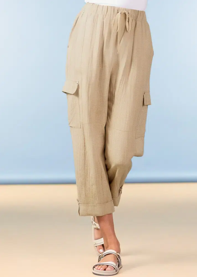 CARGO PANT LINEN A47008
