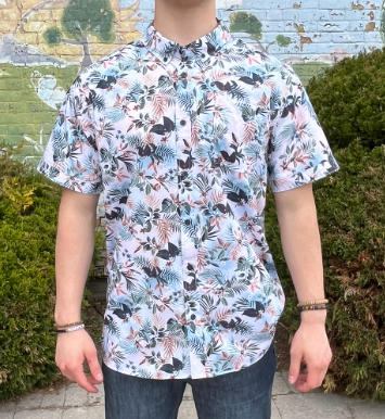 CLINTON SS SHIRT HAWAIIAN FLORAL 1332L