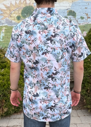 CLINTON SS SHIRT HAWAIIAN FLORAL 1332L