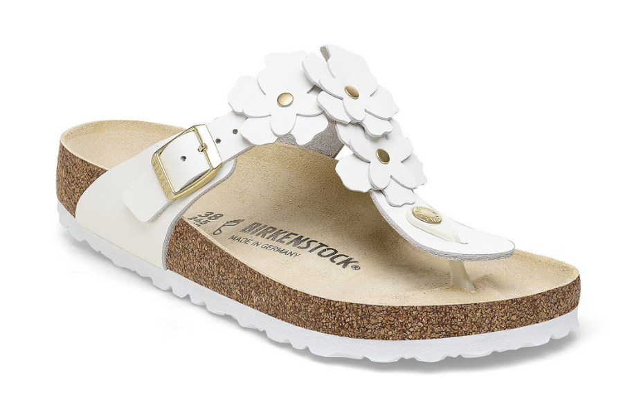 GIZEH REGULAR FLOWERS LEATHER WHITE 1026686