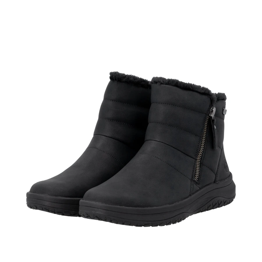 WINTER BOOT QUILT DBL ZIP WP BLACK D3Q71-02