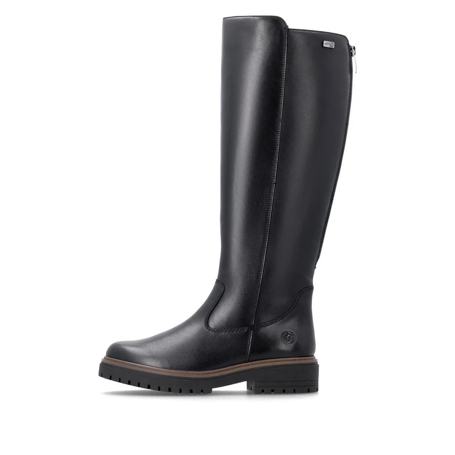 TALL RIDER WP ADJ CALF BOOT BLACK D4B71-00